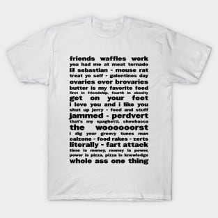 Friends Waffles Work T-Shirt